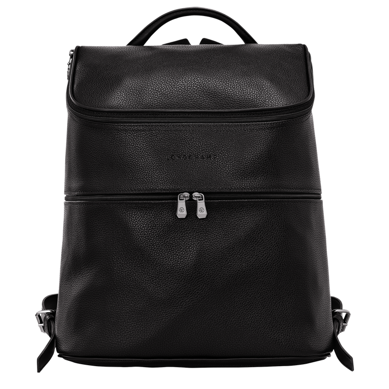 Le Foulonn&eacute; Backpack , Black - Leather  - View 1 of  5