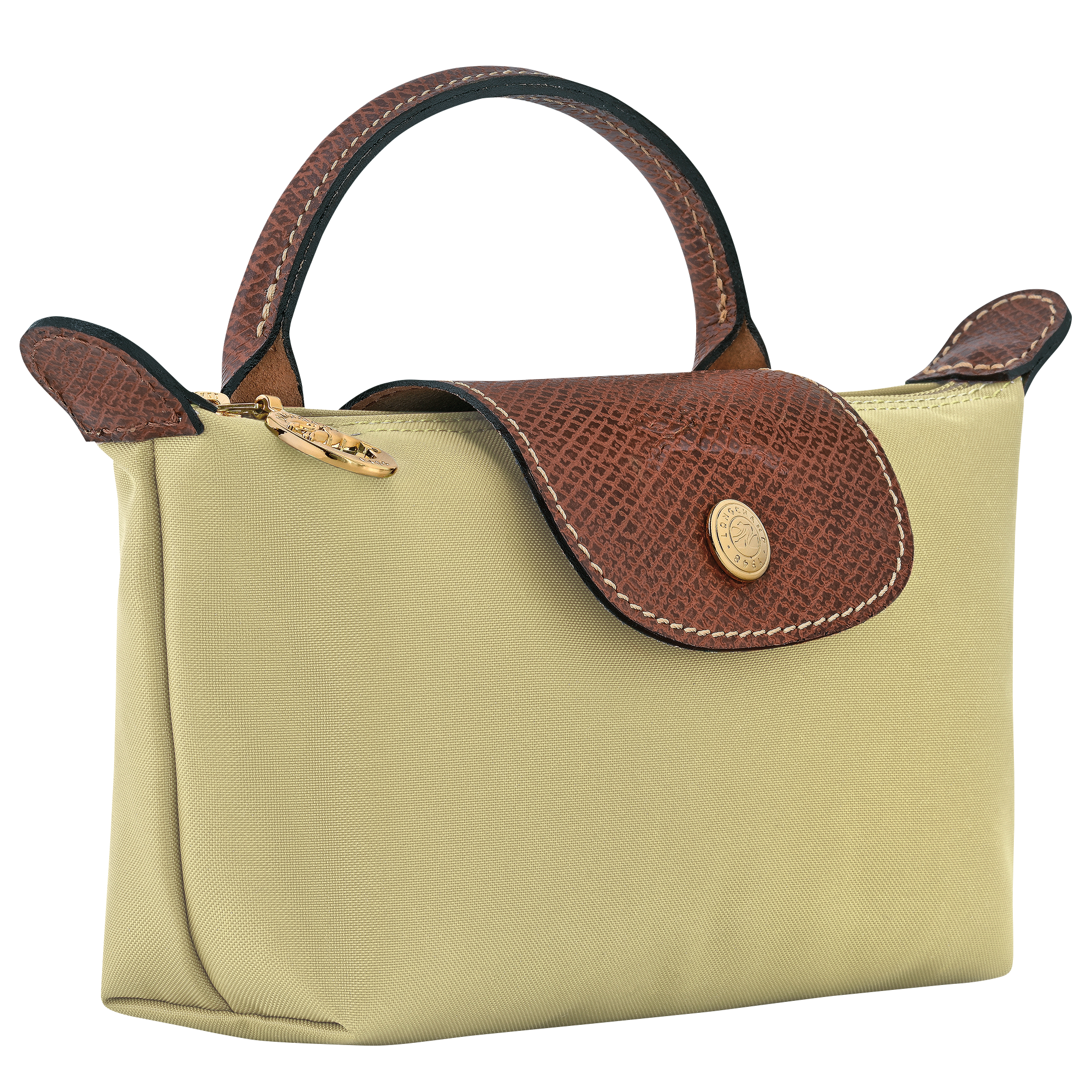 Le Pliage Original Pouch with handle, Pistachio