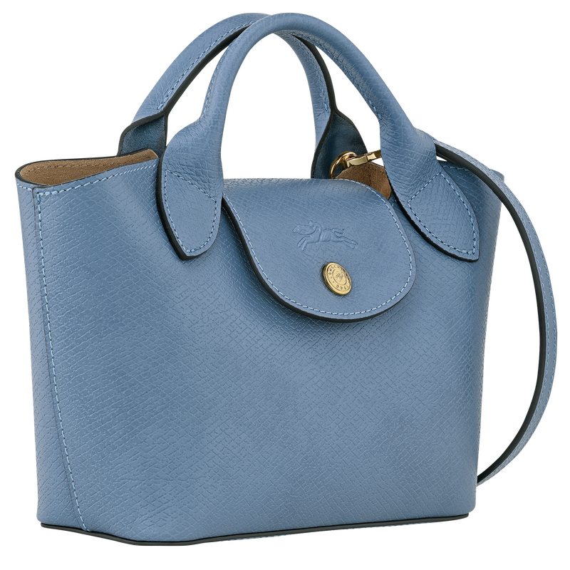 Épure XS Tote bag , Slate - Leather  - View 3 of  5