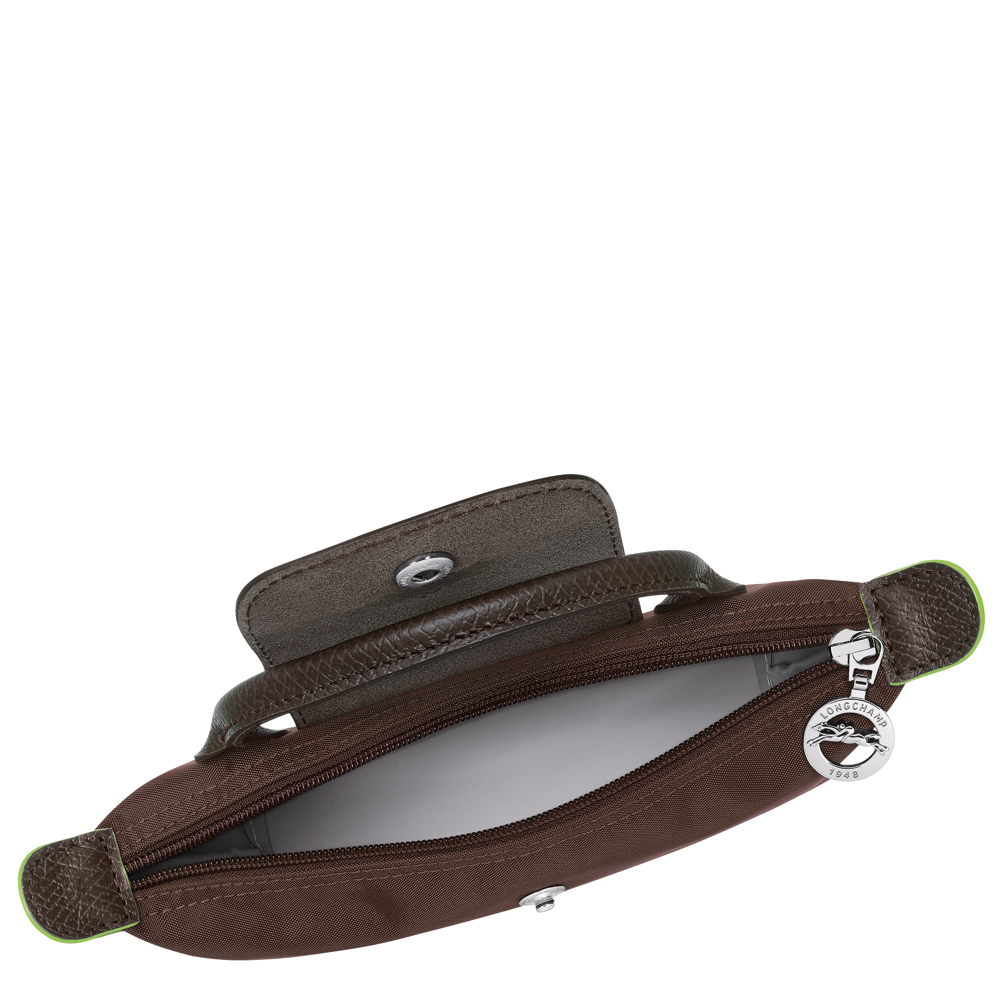 Pouch with handle, Mocha - View 5 of
6 - zoom in Le Pliage Green Pouch with handle, Mocha