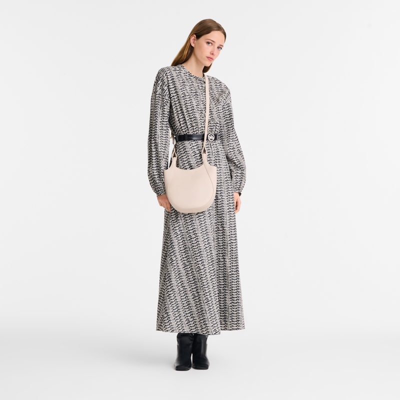 Le Foulonné S Crossbody bag , Paper - Leather  - View 2 of  4