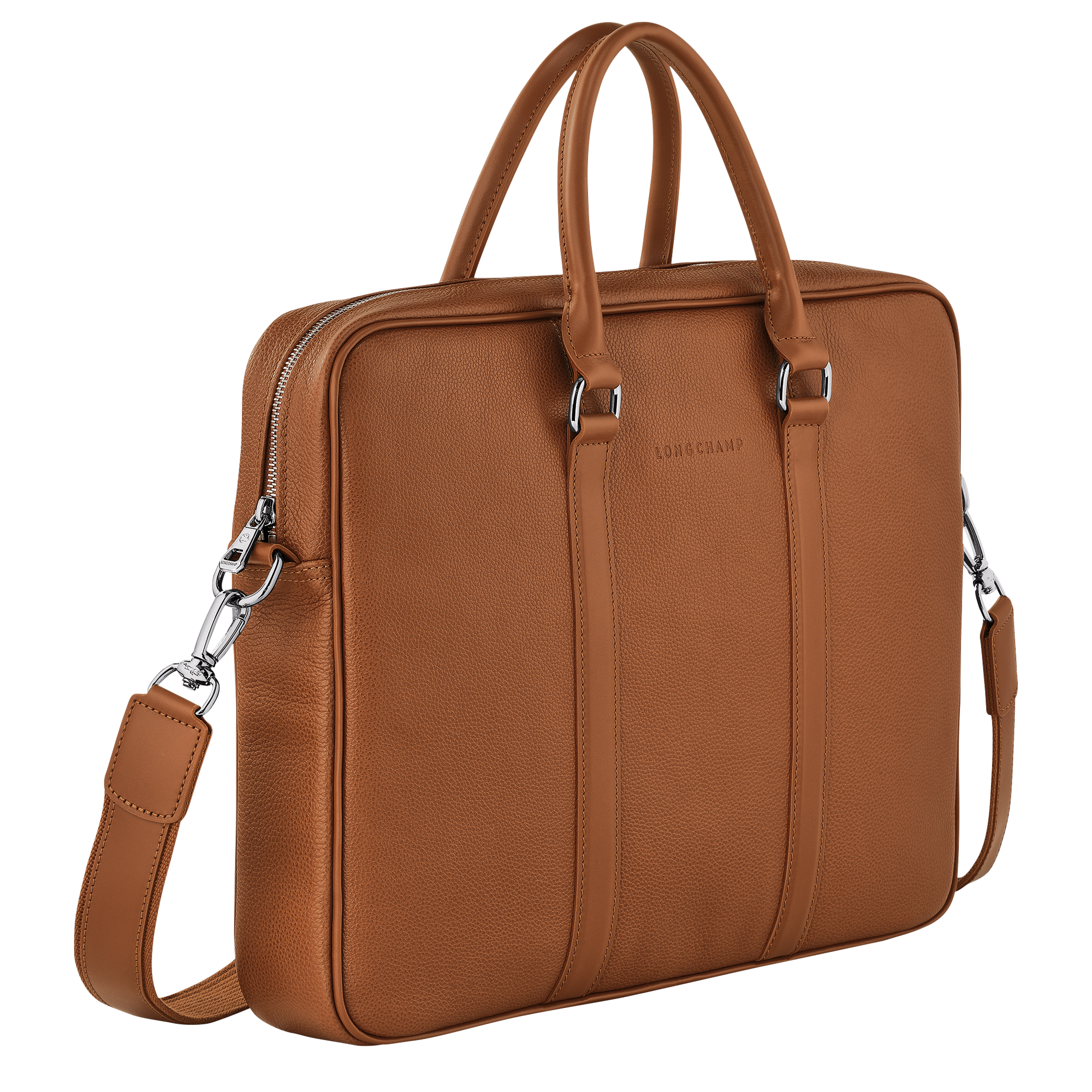 Le Foulonn&eacute; Briefcase S, Caramel