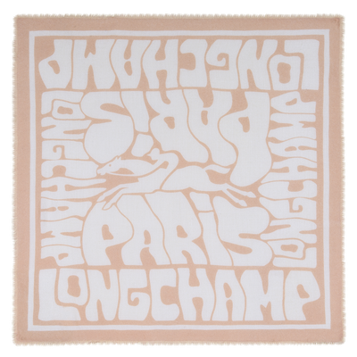 Wavy Summer Stole , Petal Pink - Cashmere