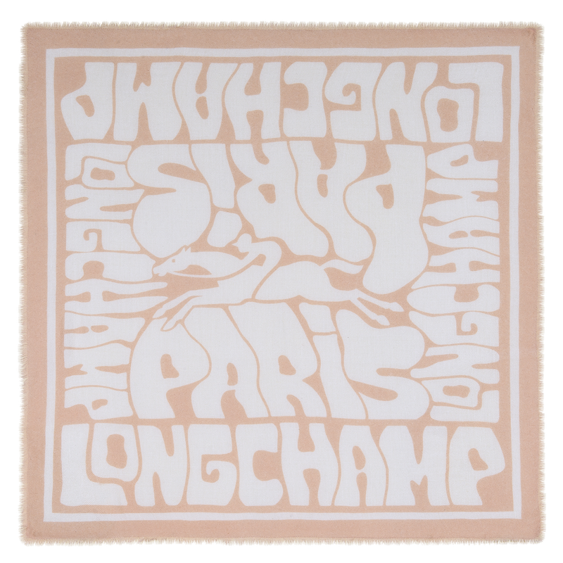 Wavy Summer Stole , Petal Pink - Cashmere  - View 1 of  2