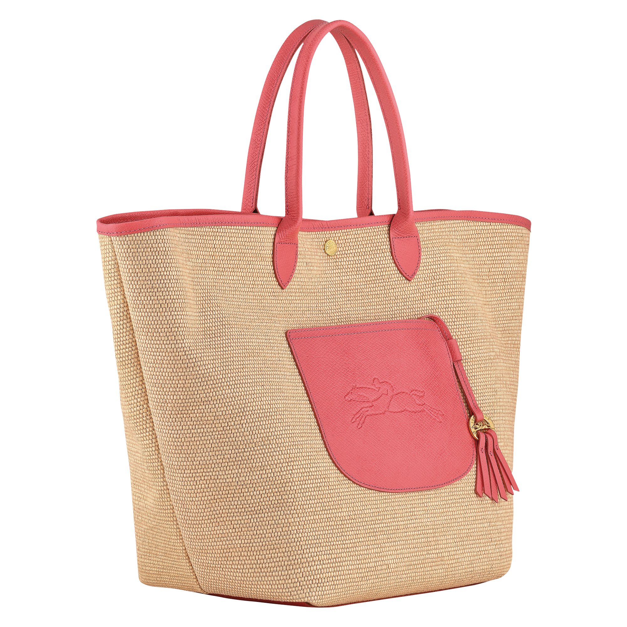 Basket bag L, Blush - View 3 of
5 - zoom in Le Pliage Collection Basket bag L, Blush