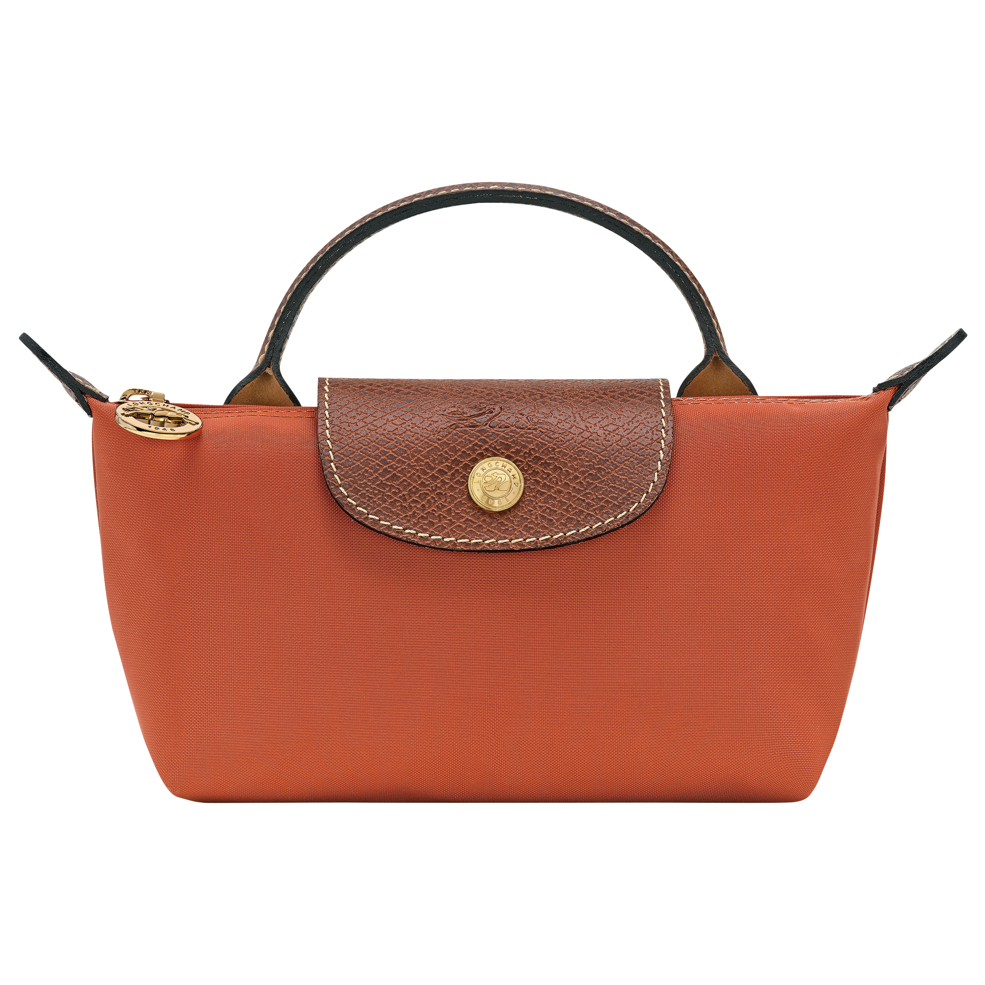 Pouch with handle, Brick - View 1 of
5 - zoom in Le Pliage Original Pouch with handle, Brick