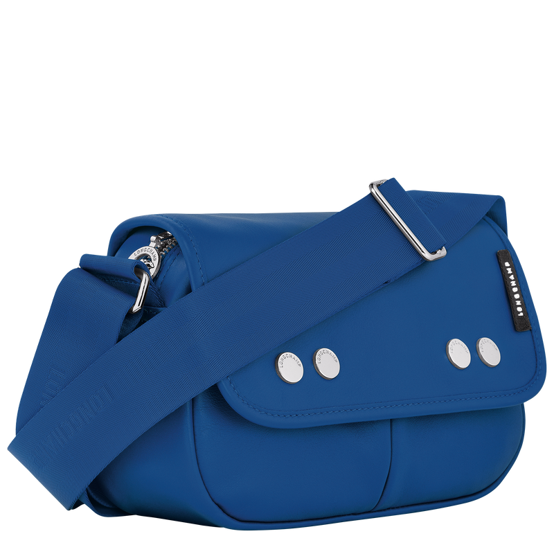 Très Paris S Crossbody bag , Electric Blue - Leather  - View 3 of  4