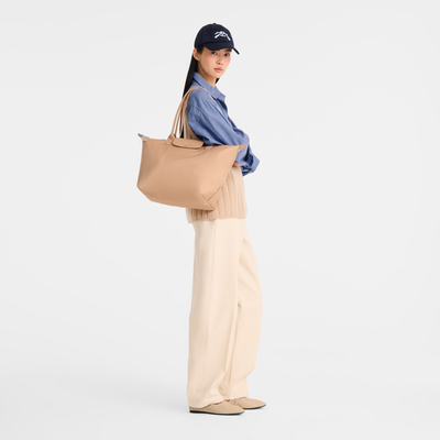 Le Pliage One L Tote bag , Beige - Canvas