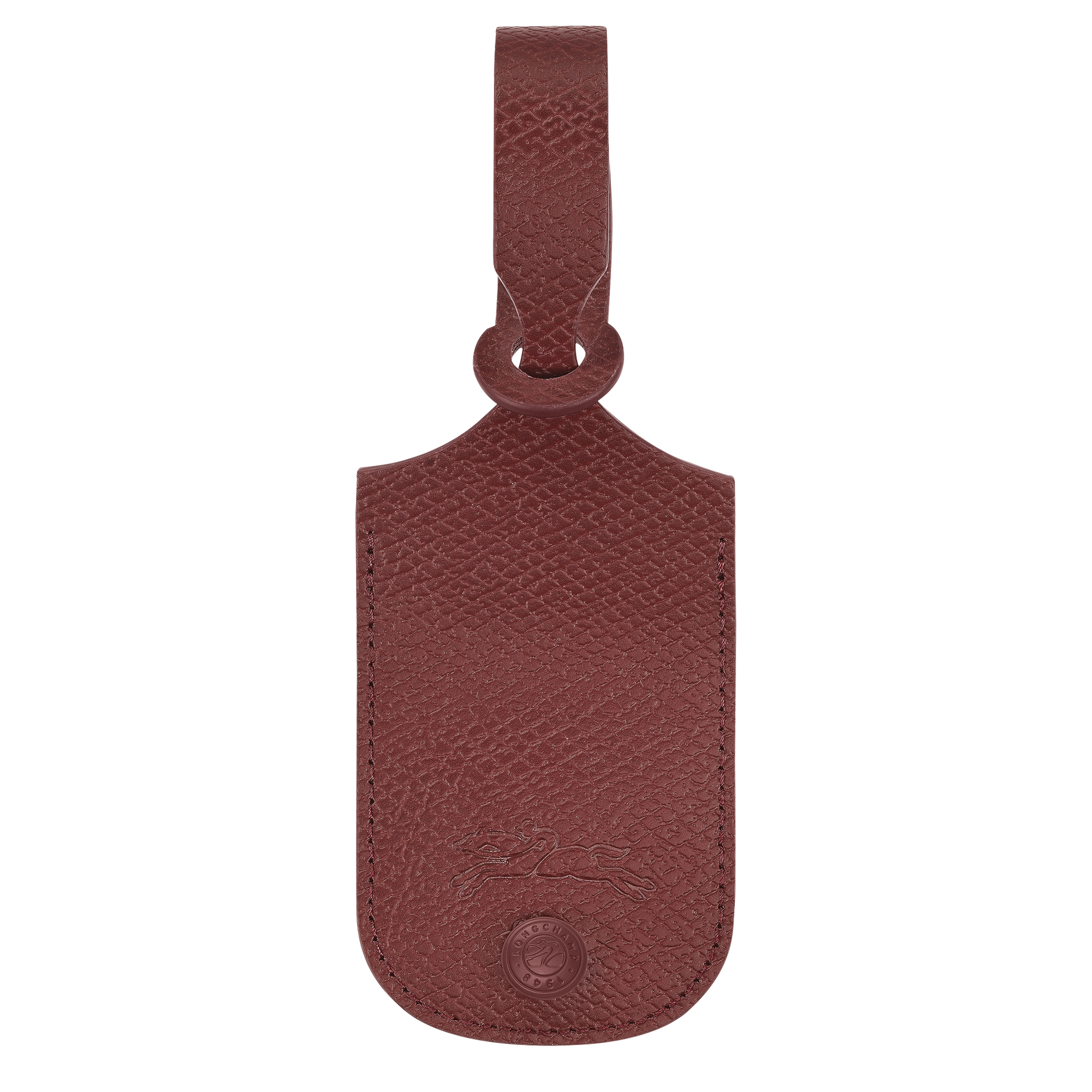 Le Pliage One Luggage tag, Burgundy