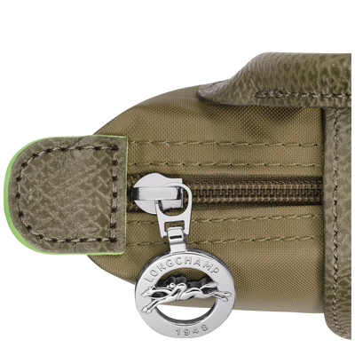 Le Pliage Green Pouch with handle, Artichoke