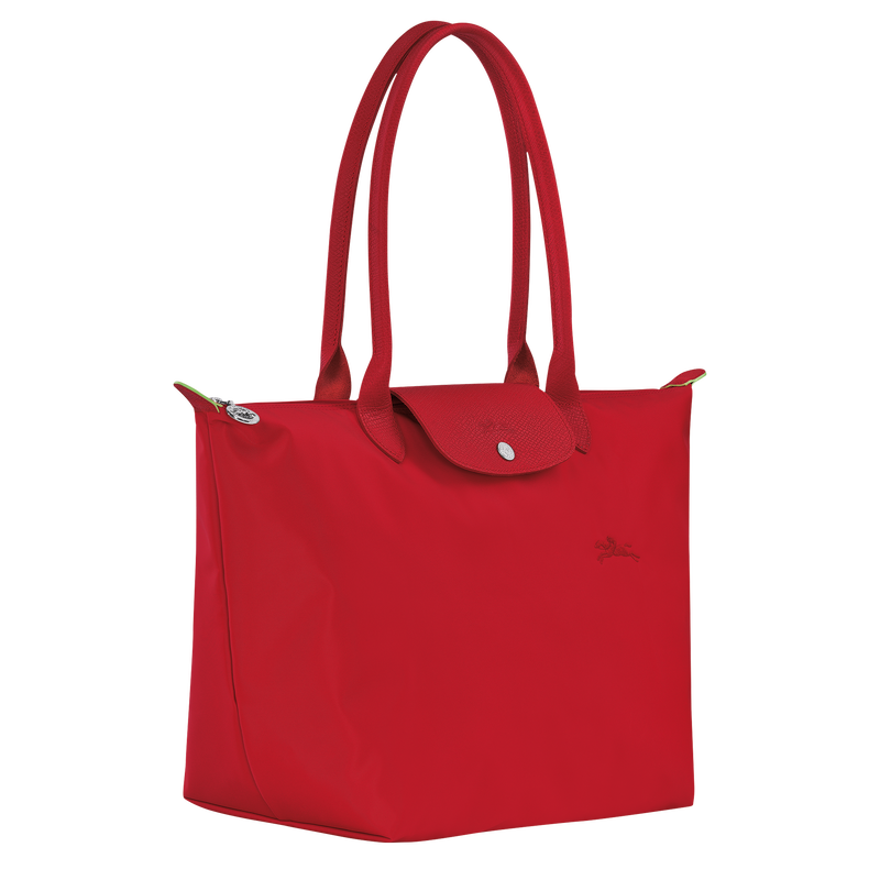 Le Pliage Green L Tote bag , Tomato - Recycled canvas  - View 3 of  7
