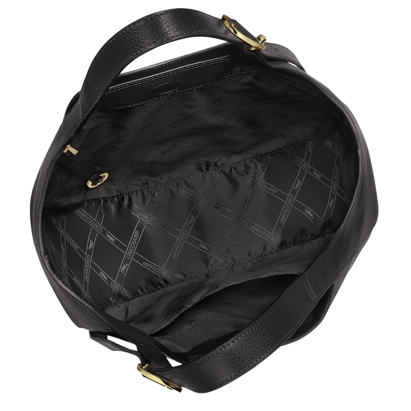 Le Foulonné XL Tote bag , Black - Leather  - View 5 of  6