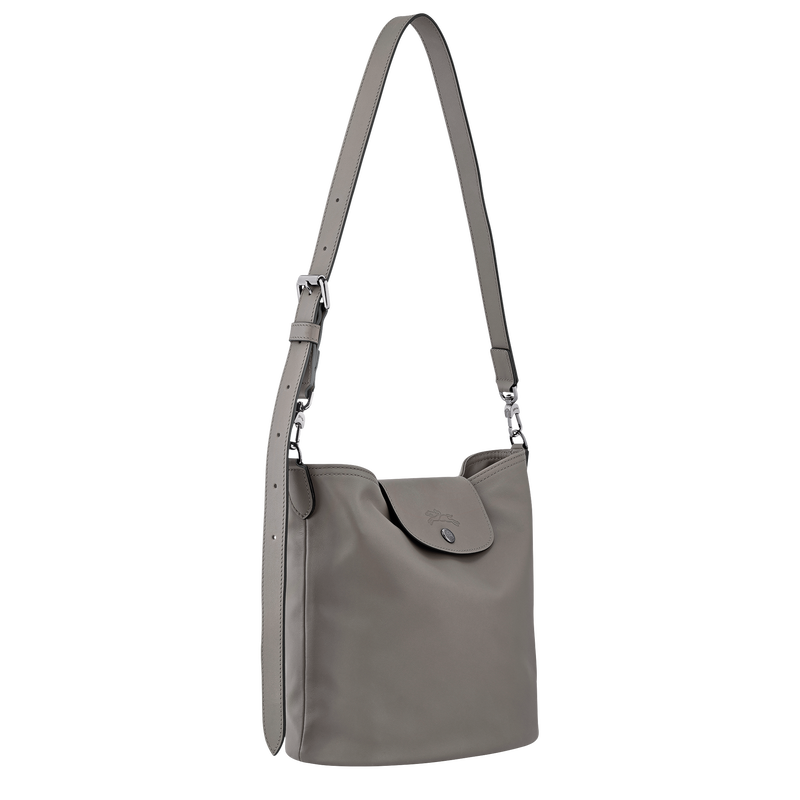 Le Pliage Xtra M Shoulder bag , Turtledove - Leather  - View 3 of  6