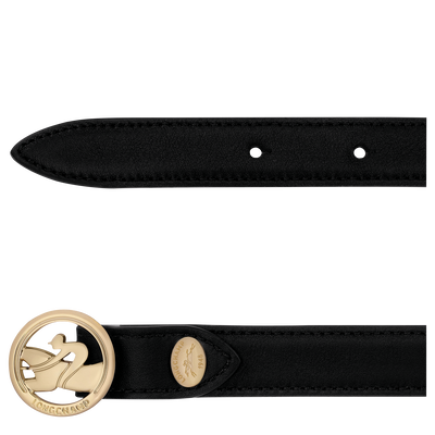 La M&eacute;daille Longchamp Ladies' belt, Black