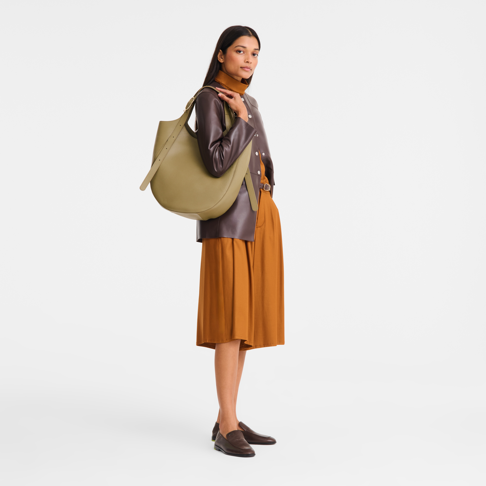 Le Foulonn&eacute; Tote bag XL, Lichen