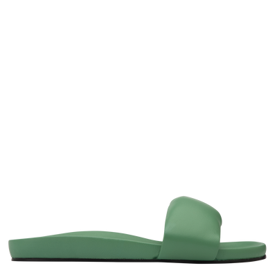 Roseau Mules , Mint - Leather