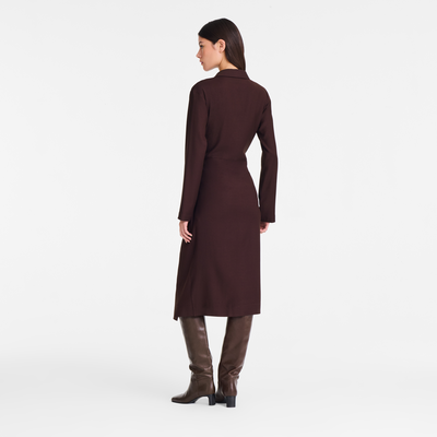 null Dress, Burgundy