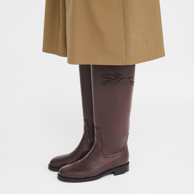 Candice Flat boots , Mocha - Leather  - View 2 of  2