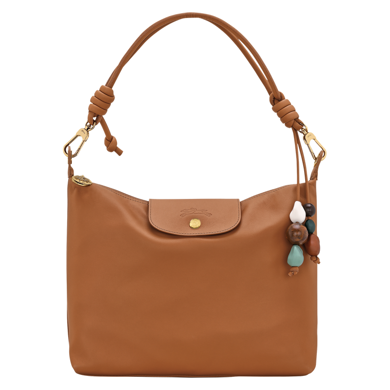 Le Pliage Xtra M Hobo bag , Cashew - Leather  - View 1 of  3