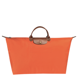 Le Pliage Original M Travel bag , Orange - Recycled canvas