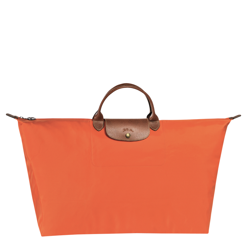 Le Pliage Original M Travel bag , Orange - Recycled canvas  - View 1 of  4