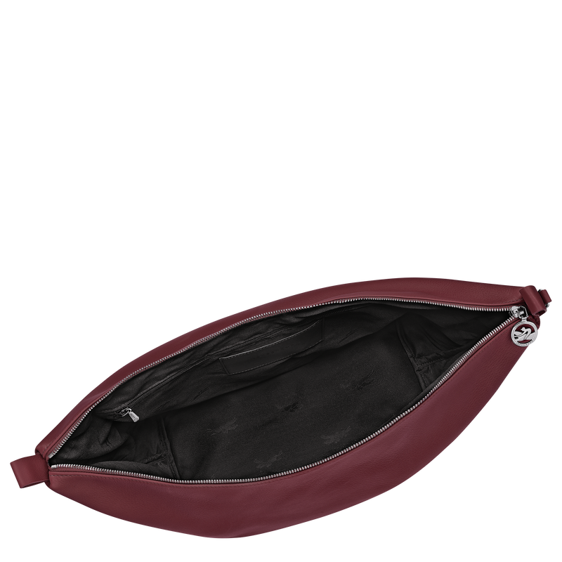 Le Slouchy M Hobo bag , Pomegranate - Leather  - View 5 of  6
