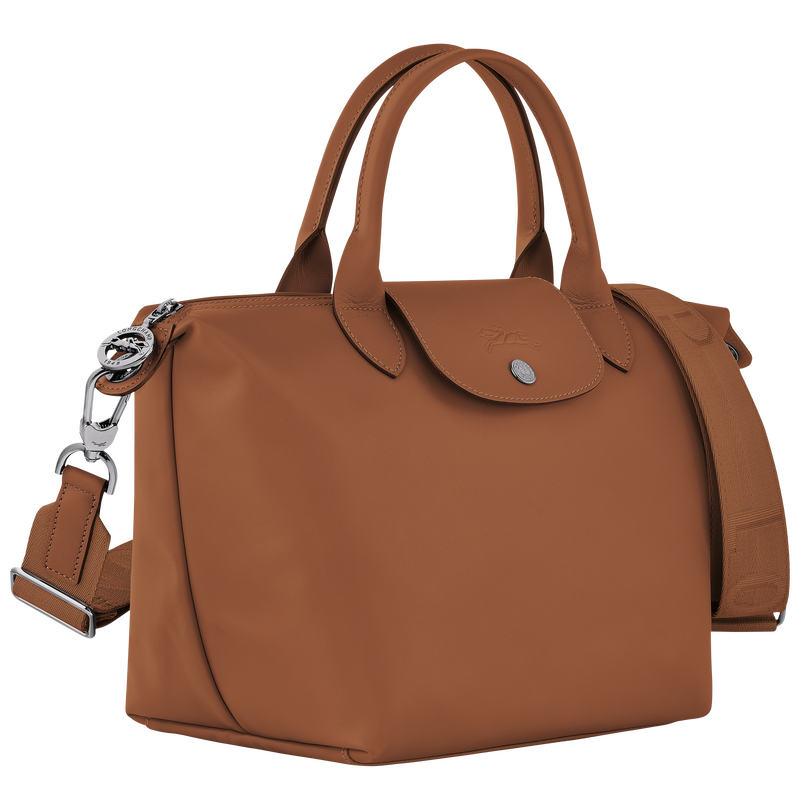 Le Pliage Xtra S Handbag , Cognac - Leather  - View 3 of  6