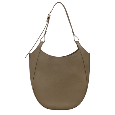 Le Foulonn&eacute; L Hobo bag , Caper - Leather
