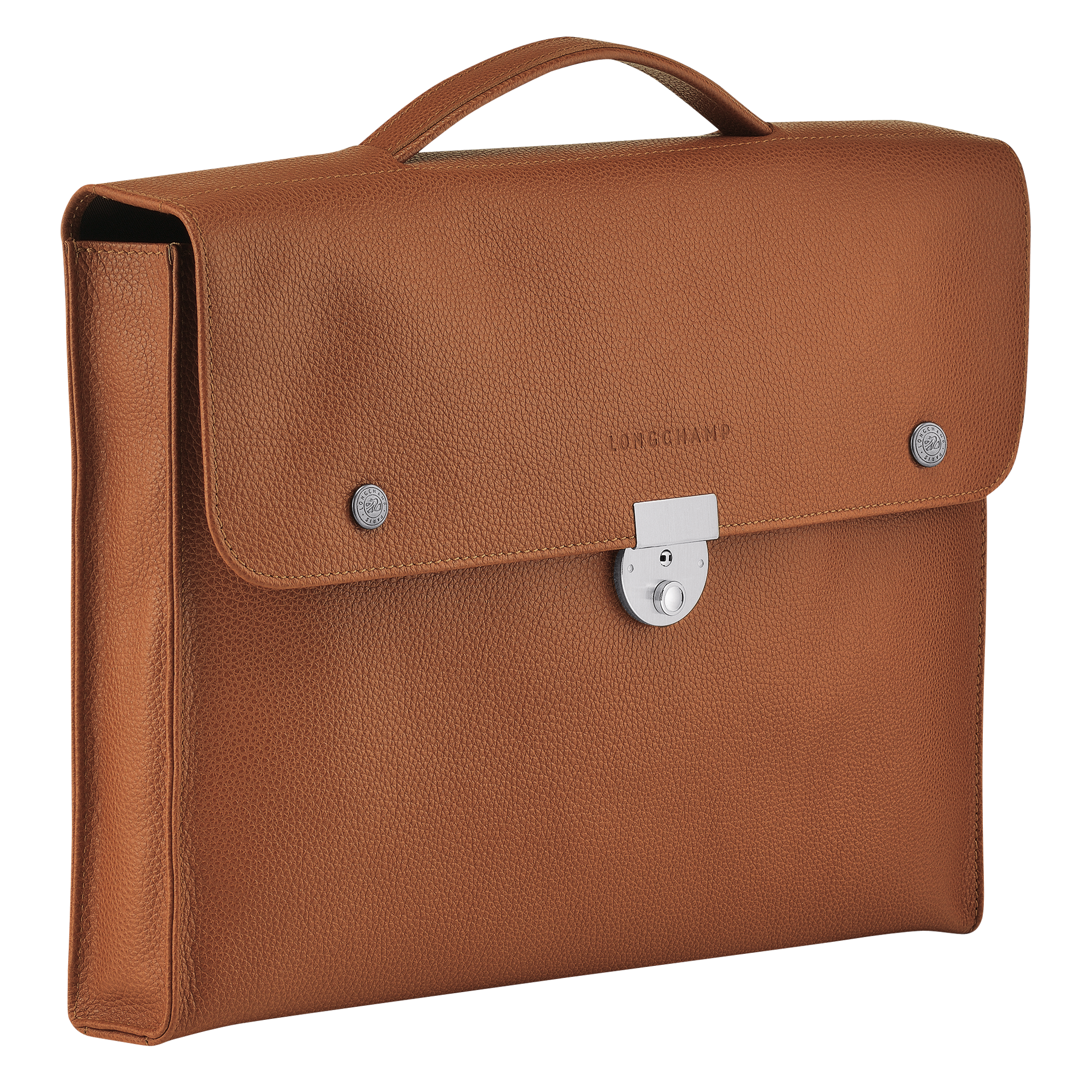 Le Foulonn&eacute; Briefcase S, Caramel