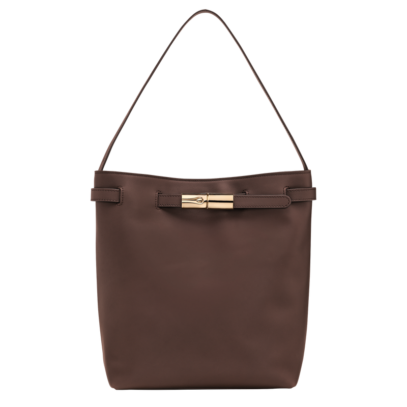 Le Smart Shoulder bag , Mocha - Leather  - View 1 of  5