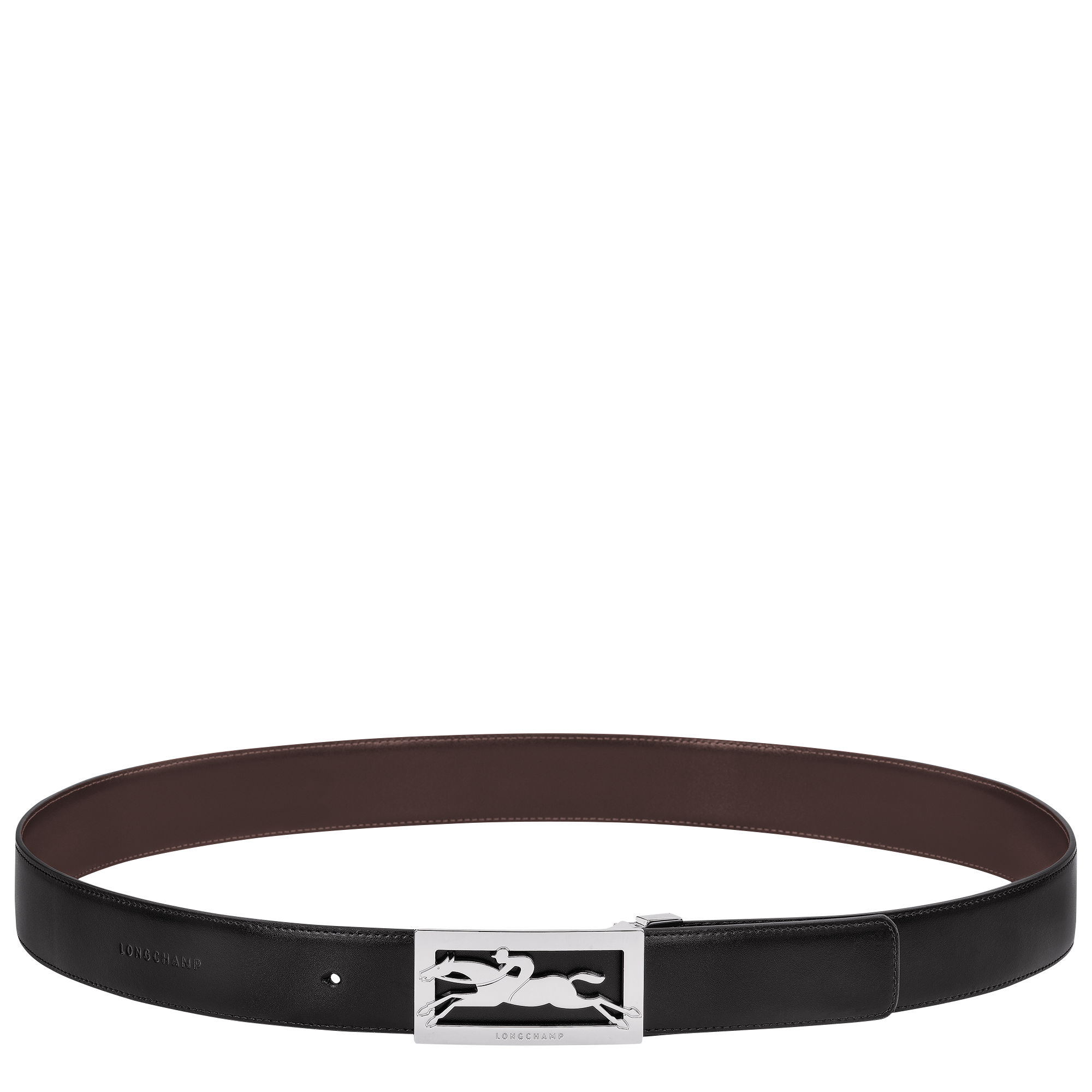 Men's belt, Black/Mocha - View 1 of 
        5 - zoom in Delta Box Men's belt, Black/Mocha