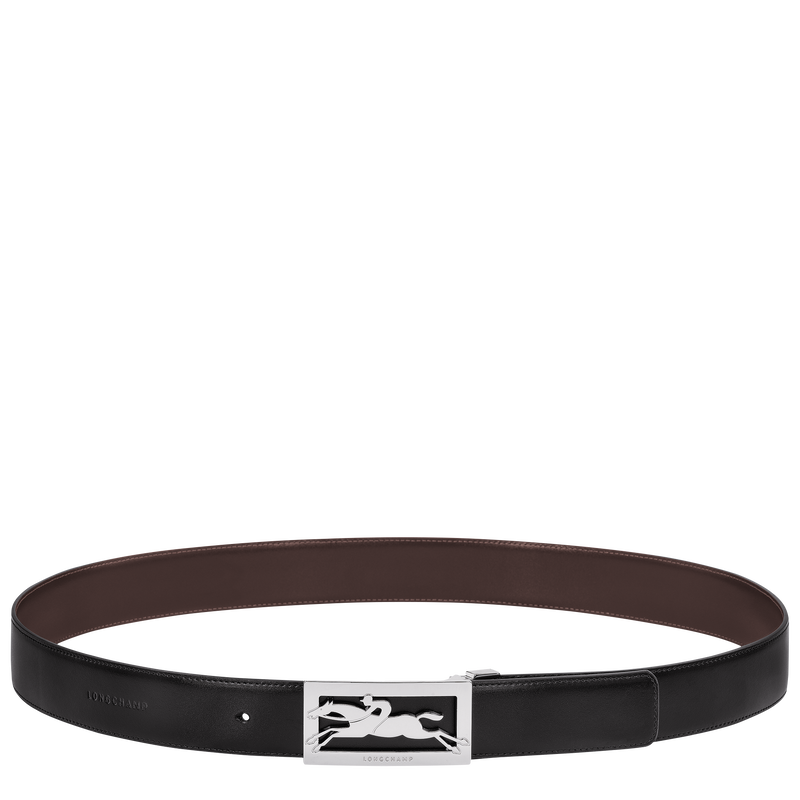 Delta Box Men's belt , Black/Mocha - Leather  - View 1 of  5 Delta Box Men's belt , Black/Mocha - Leather  - View 1 of  5