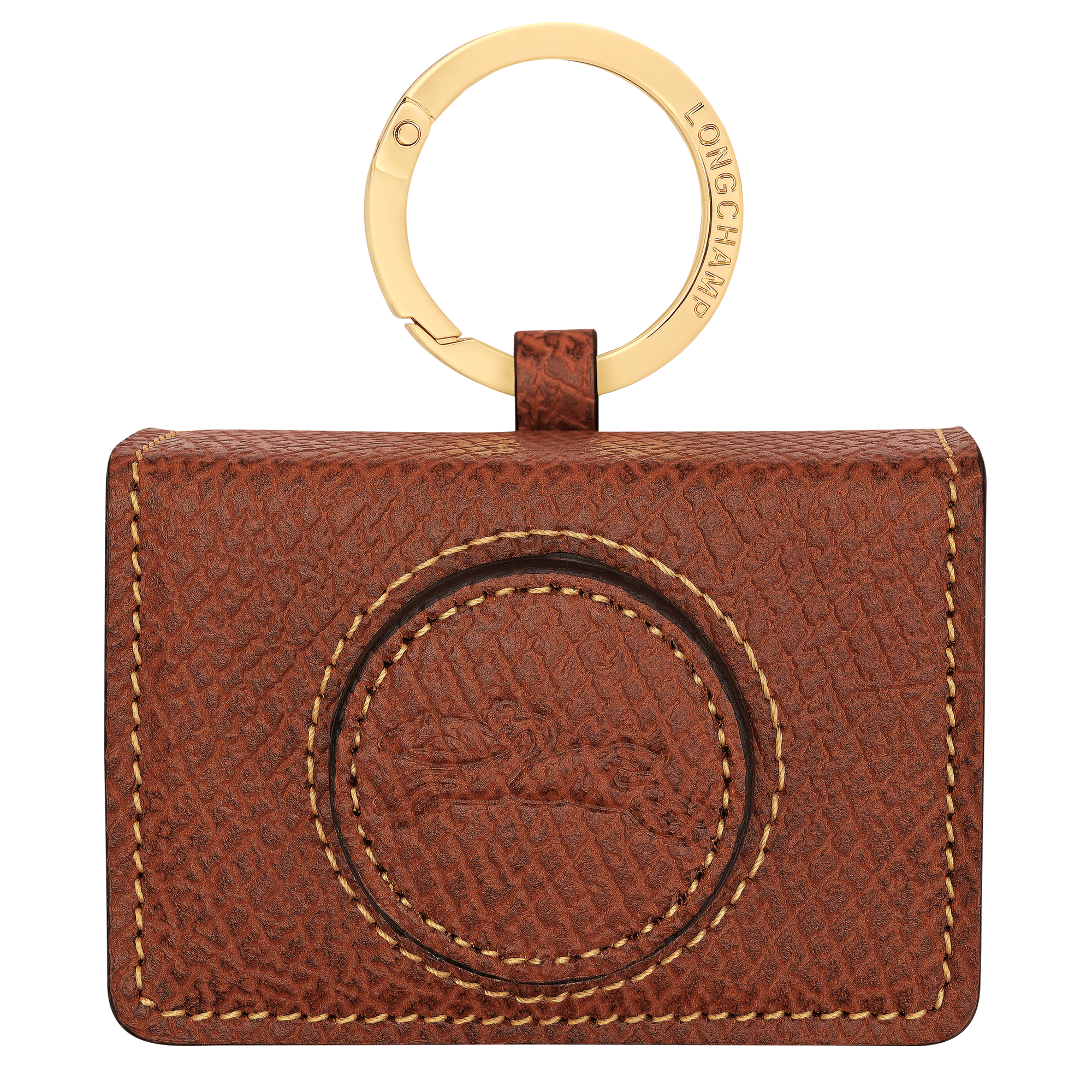 &Eacute;pure Key ring, Brown