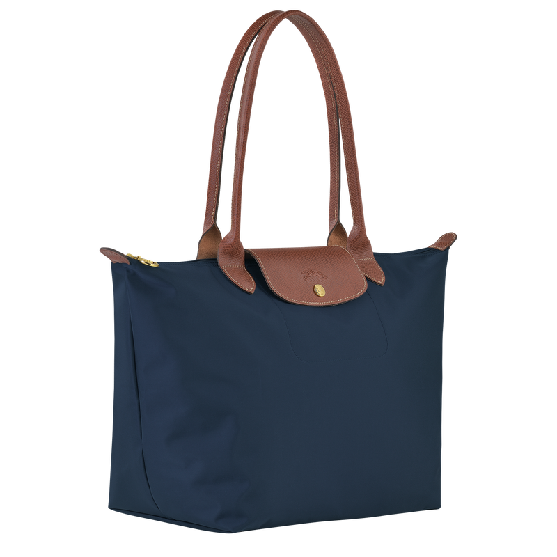 Le Pliage Original L Tote bag , Navy - Recycled canvas  - View 3 of  6