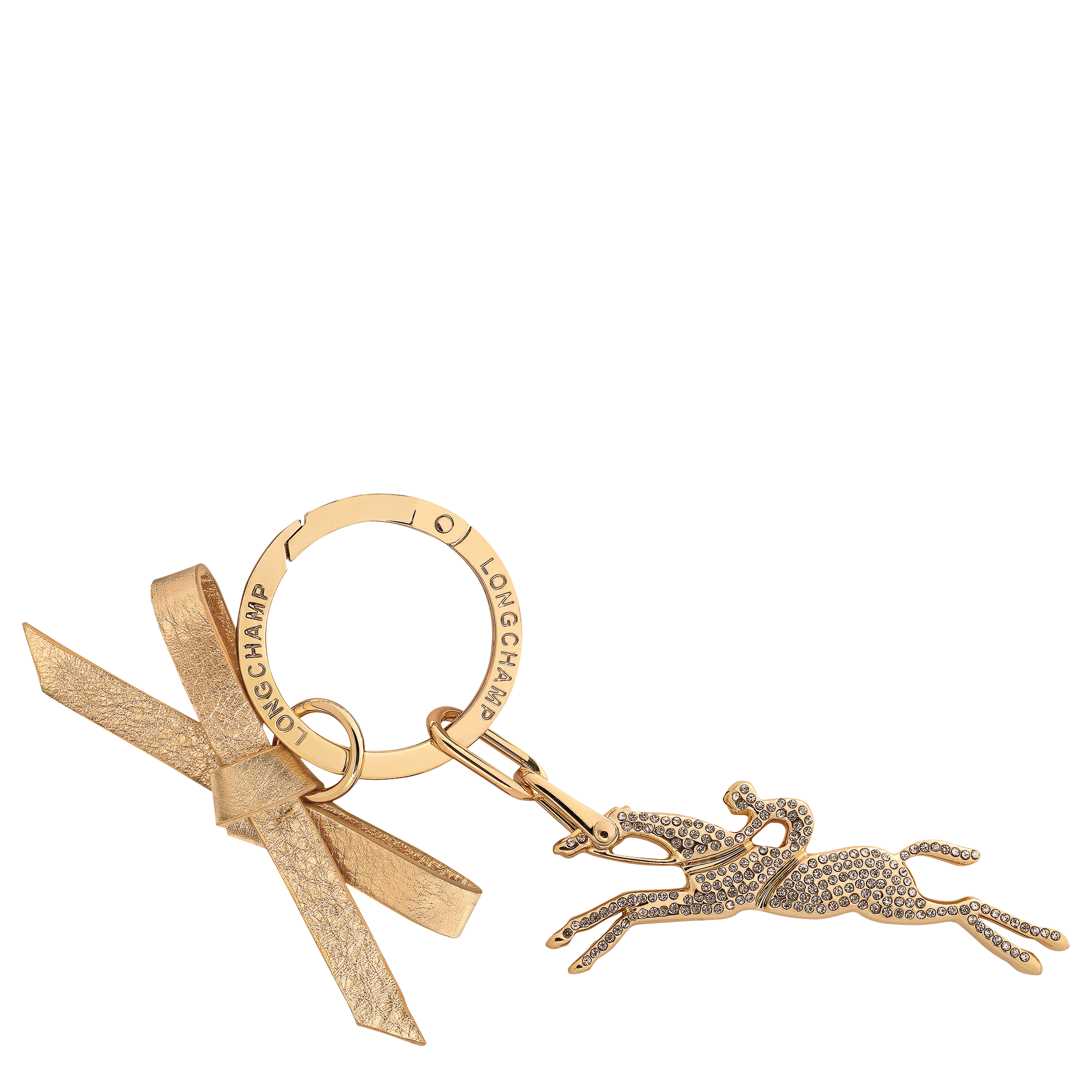 null Key ring, Very pale gold
