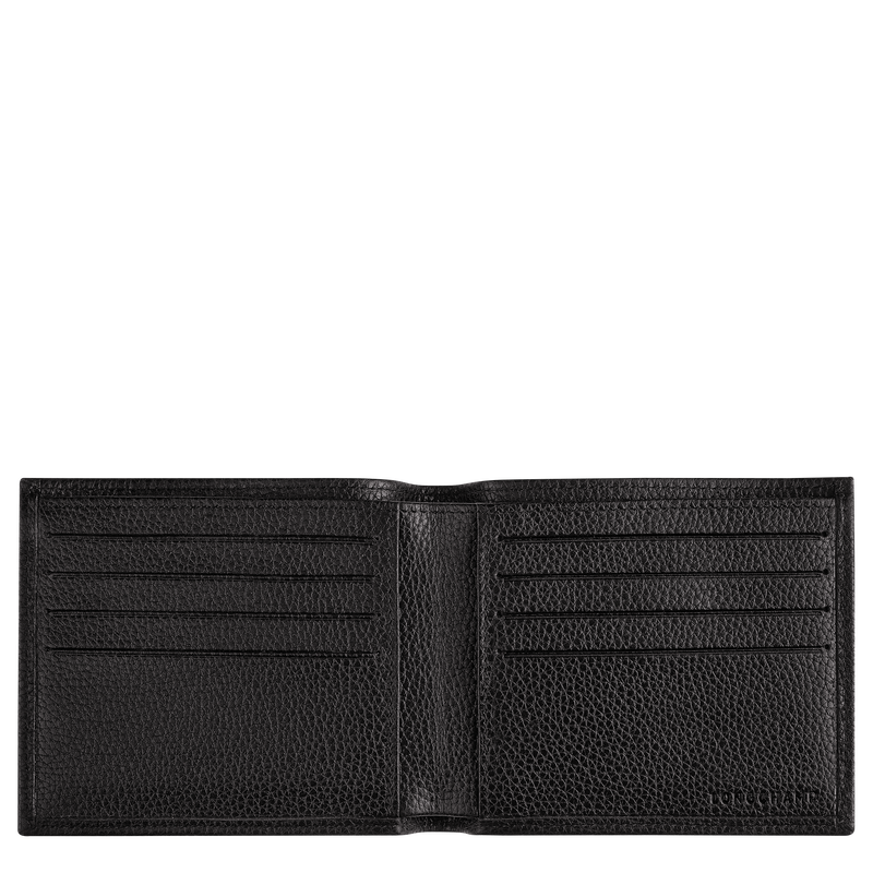 Le Foulonn&eacute; Wallet , Black - Leather  - View 2 of  2