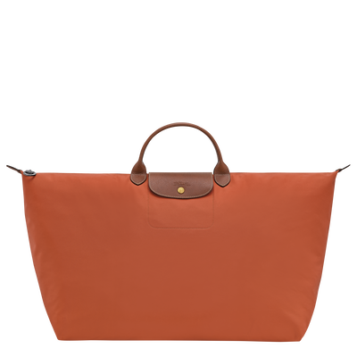Le Pliage Original XL Travel bag , Brick - Recycled canvas