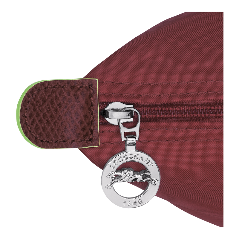Le Pliage Green M Backpack , Pomegranate - Canvas  - View 6 of  7