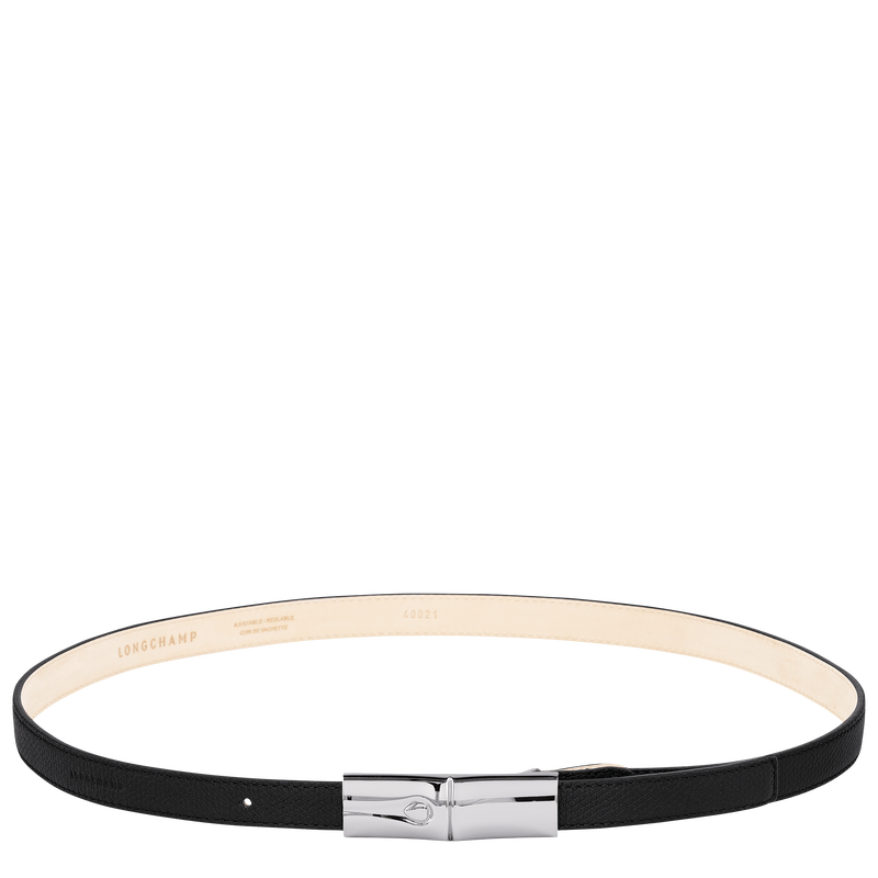 Le Roseau Ladies' belt , Black - Leather  - View 1 of  2