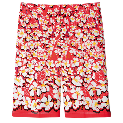 Bermuda shorts , Strawberry - Gabardine