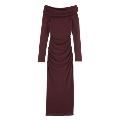 Long dress, Burgundy