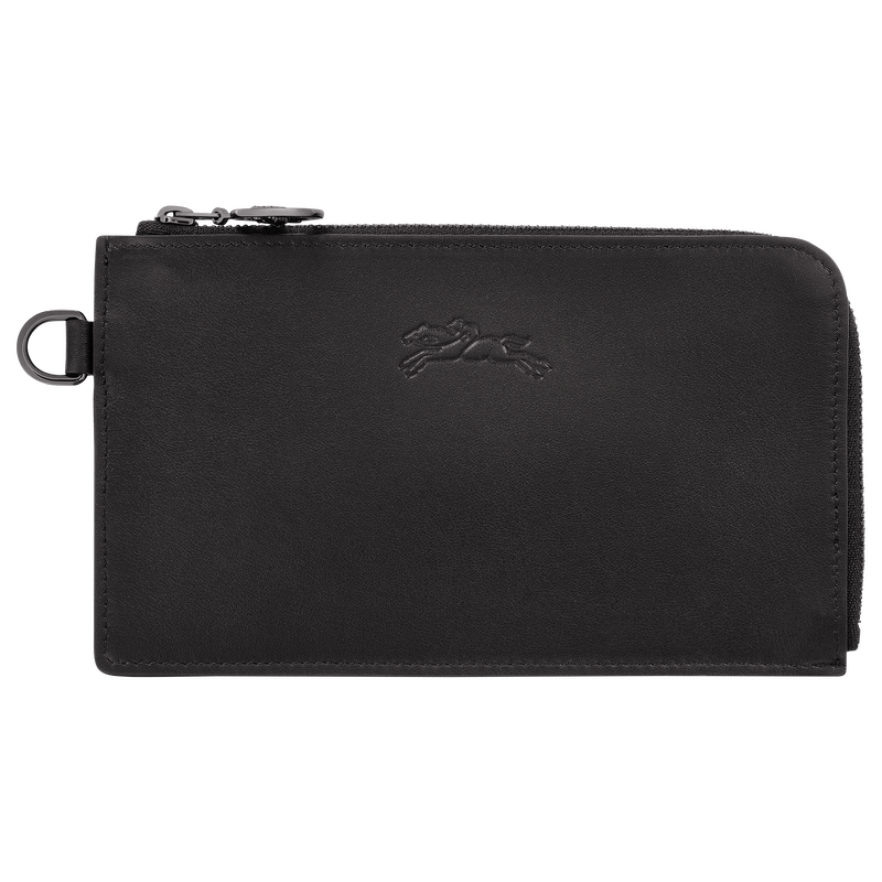 Le Pliage Xtra Pouch , Black - Leather  - View 1 of  2