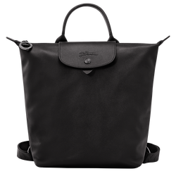 Le Pliage Xtra S Backpack , Black - Leather