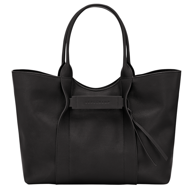 Longchamp 3D L Shoulder bag , Black - Leather  - View 1 of  5