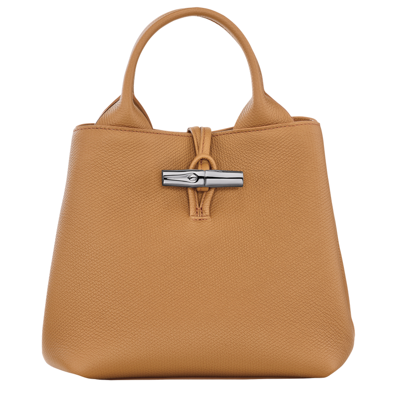 Le Roseau S Handbag , Walnut - Leather  - View 1 of  7