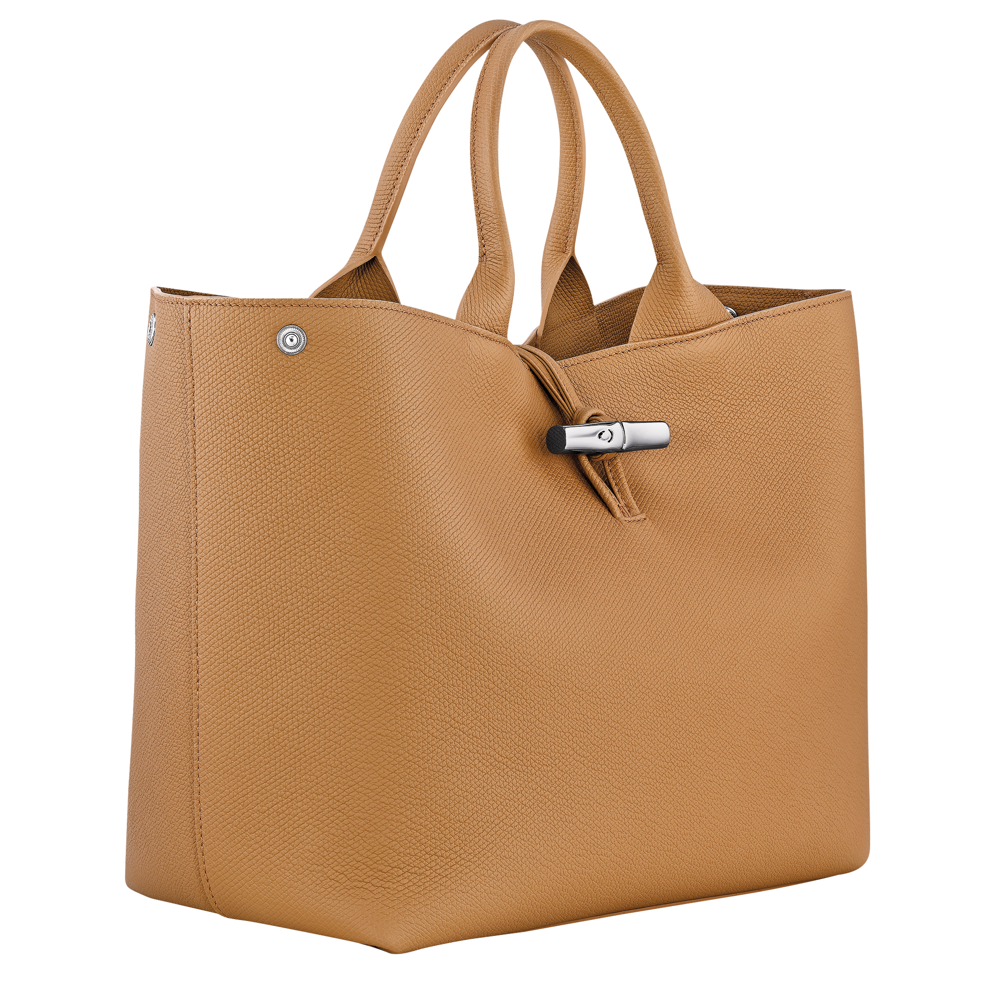 Handbag L, Walnut - View 3 of 
        6 - zoom in Le Roseau Handbag L, Walnut