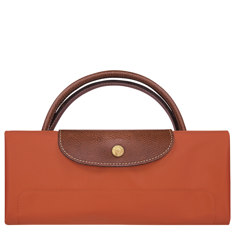 Le Pliage Original L Travel bag , Brick - Recycled canvas  - View 7 of  7