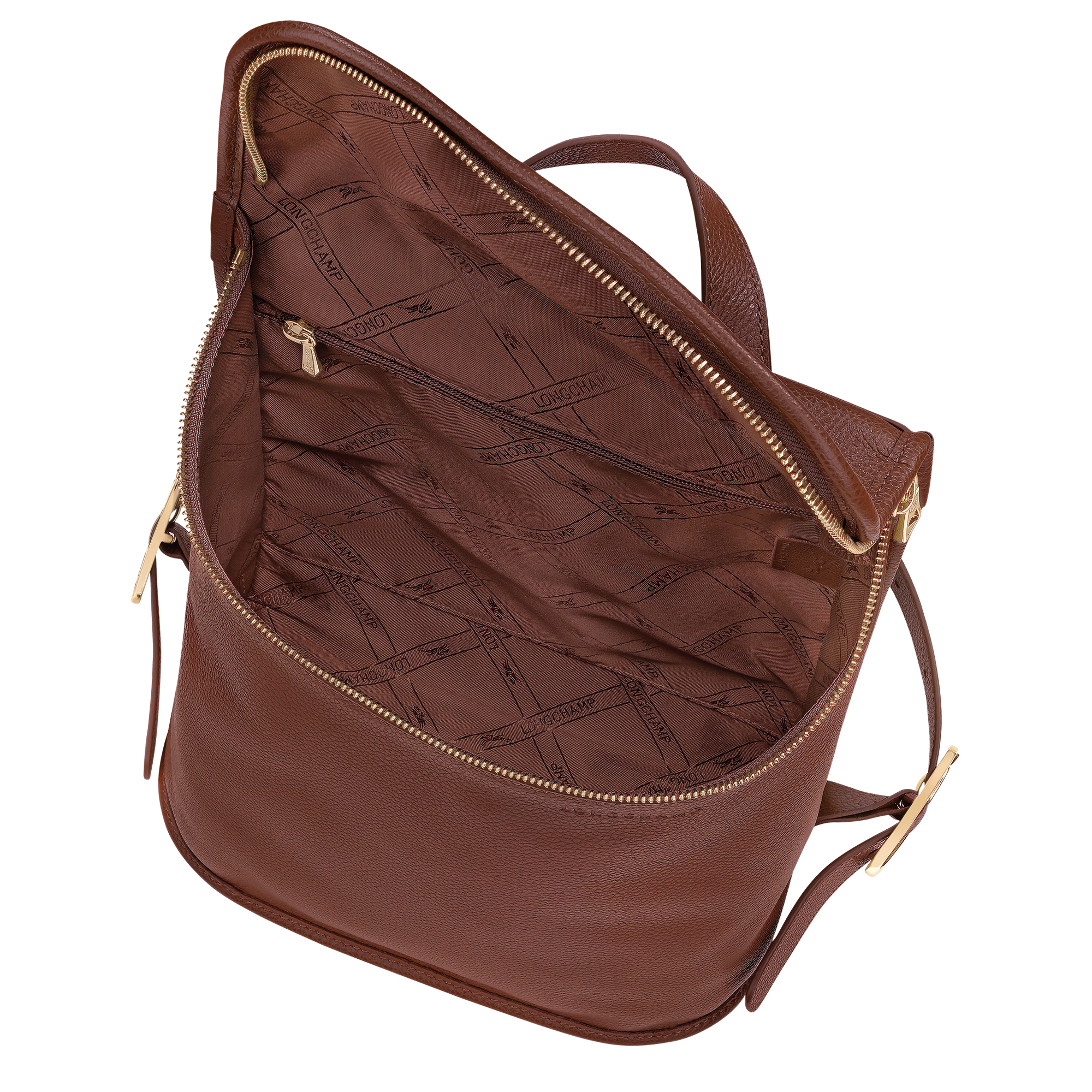 Le Foulonn&eacute; Backpack M, Coffee