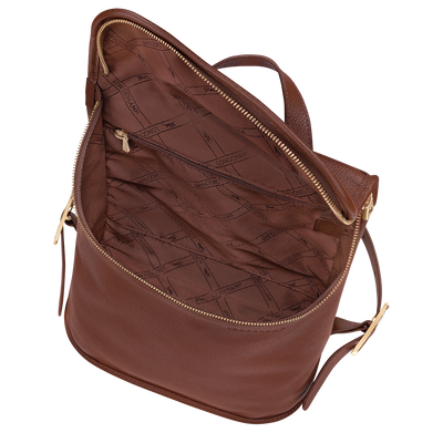 Le Foulonné Backpack M, Coffee