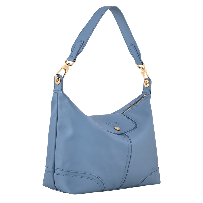 Le Pliage Xtra L Shoulder bag , Slate - Leather  - View 3 of  6